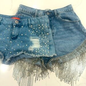 Set of Bachelorette Shorts